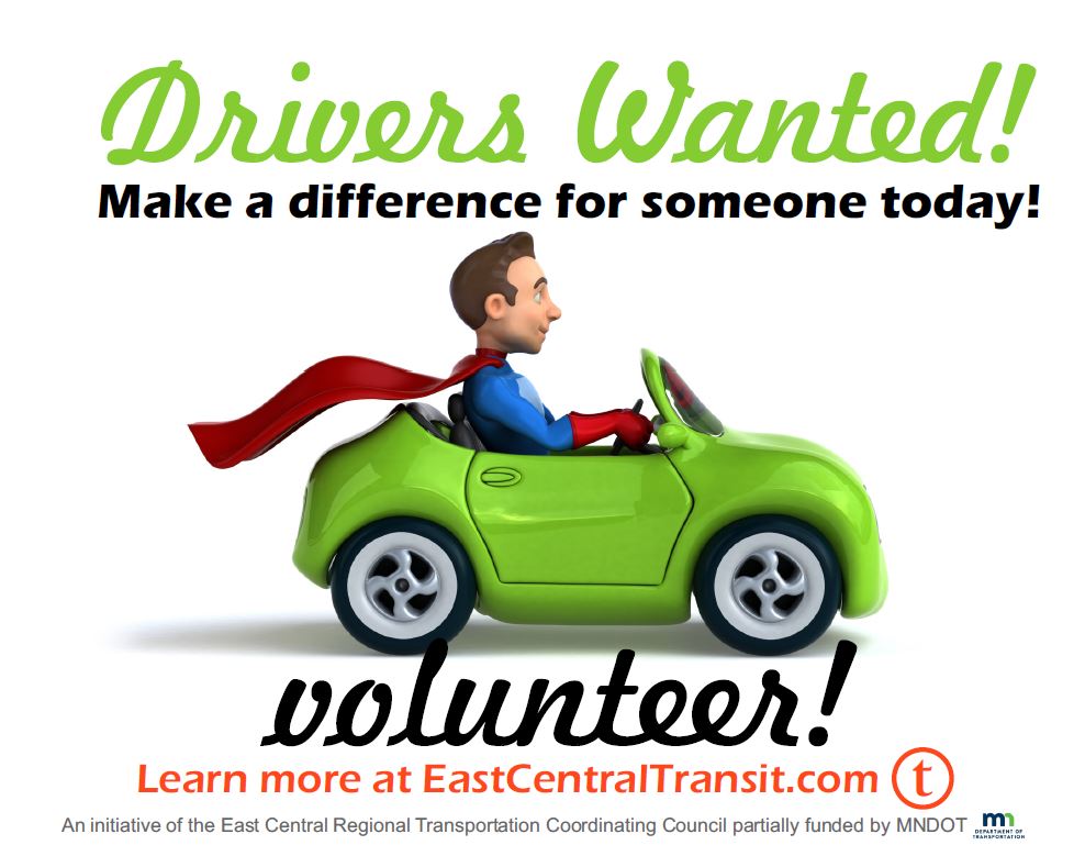 Volunteer Driver Program east central transit